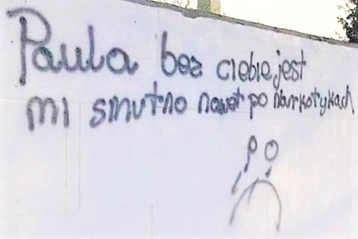 W tym miejscu miał powstać nowy pułtuski mural. Jednak zakochany artysta uprzedził prace, zamieszczając swoje wyznanie uczuć 