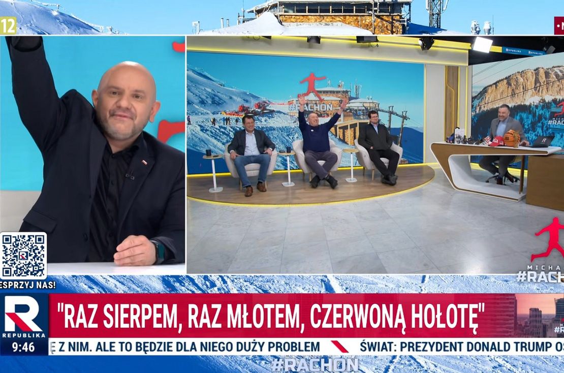 Tak powitano w Republice posła PiS. Po tym jak wyszedł ze studia TVP Info