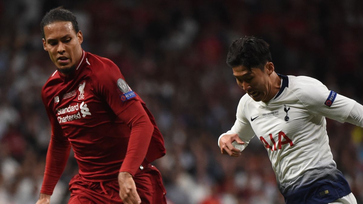 Virgil Van Dijk i Heung-min Son