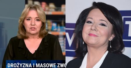 Tak Danuta Holecka wyglądała 30 lat temu. Miała wtedy grzywkę i dopiero nabierała telewizyjnego szlifu. Bardzo się zmieniła?