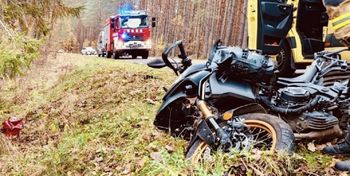 Sławno: Tragiczny WYPADEK motocyklisty na DW-209. Nie żyje 53-latek!