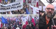 Lider KOD na manifestacji w Łodzi: "Zagrożona jest demokracja!"