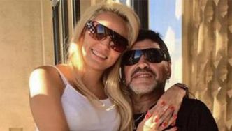Diego Maradona POBIŁ swoją dziewczynę!