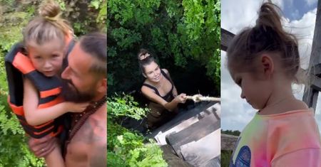 Natalia Siwiec zabrała córkę do podziemnej jaskini i na drewnianą wieżę. Mia nie była zachwycona: "JA SIĘ BOJĘ!"