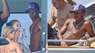 Otoczony wianuszkiem kobiet Lamine Yamal wyleguje się na jachcie. 17-letniego piłkarza przyłapano na Ibizie