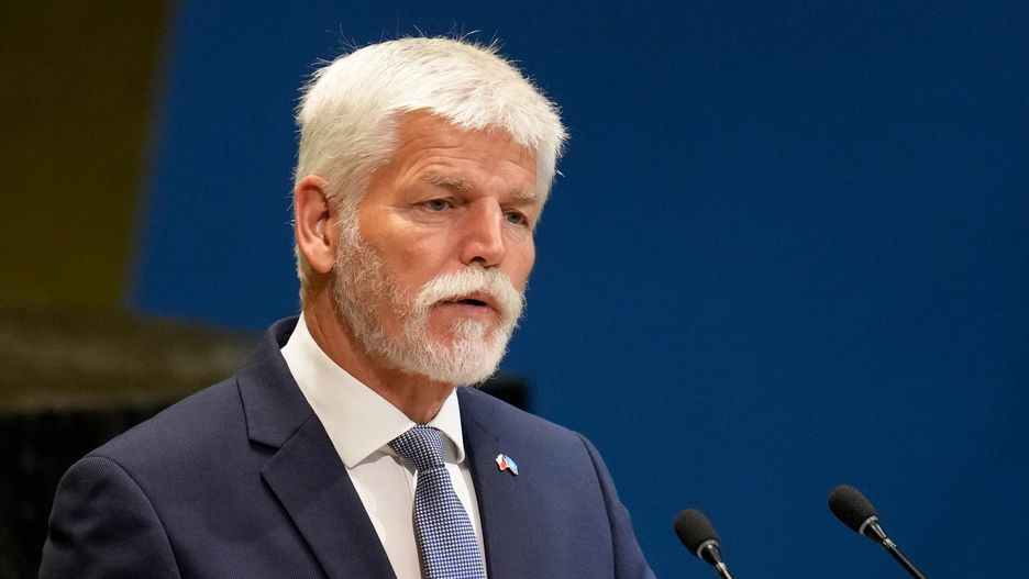 Petr Pavel, Czech Republic's president, during the United Nations General Assembly (UNGA) in New York, US, on Wednesday, Sept. 24, 2025. The United Nations General Assembly, which opened Tuesday, brings more than 150 world leaders and their entourages into Midtown - a convergence that has been compared to hosting the Super Bowl every day for a week, across an entire neighborhood. Photographer: David Dee Delgado/Bloomberg via Getty Images