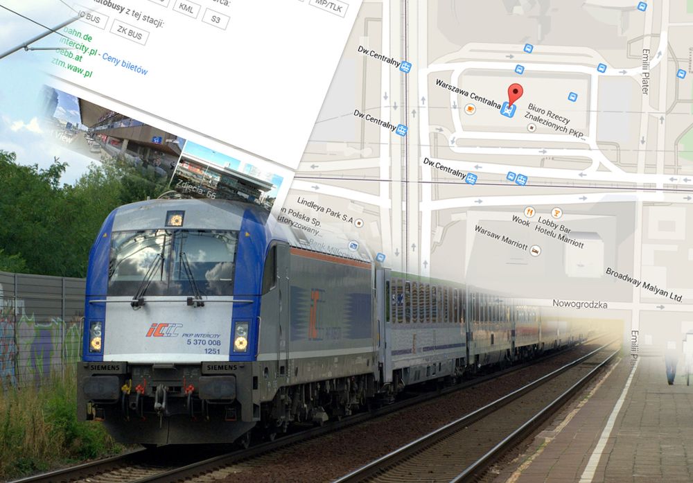 W końcu zaplanujesz podróż pociągiem z Mapami Google!