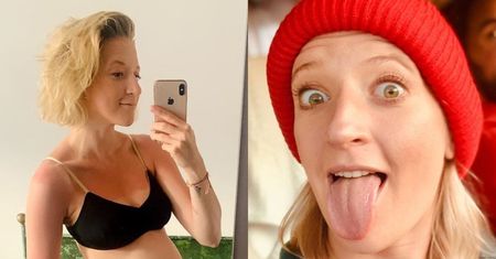 "Żartobliwa" Lara Gessler eksponuje ciążowy brzuszek: "ZA DUŻO TRUSKAWEK" (FOTO)