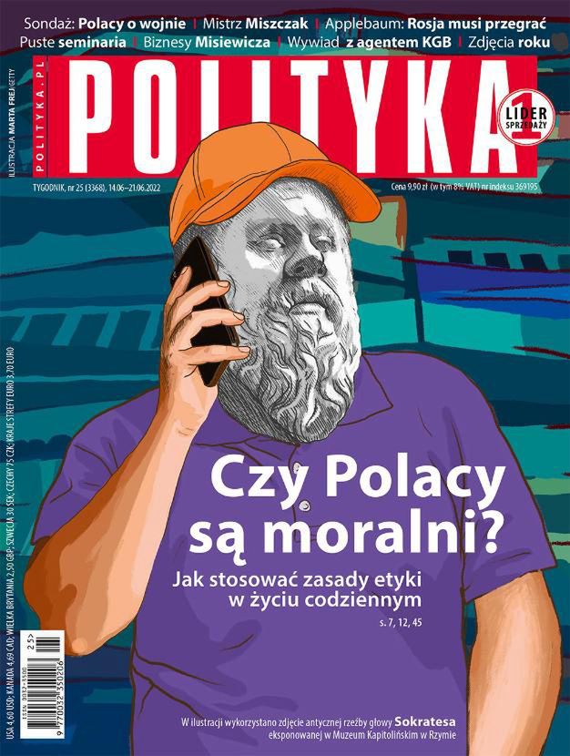 Okładka tygodnika "Polityka"