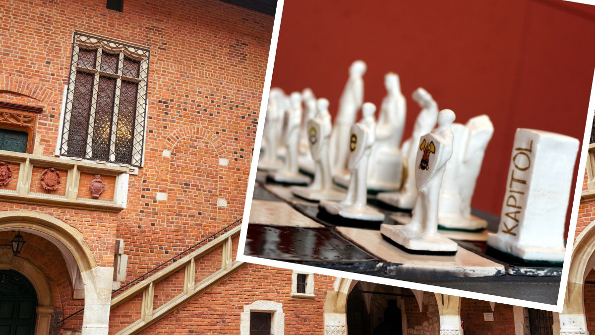 Nietypowe białe szachowe figury