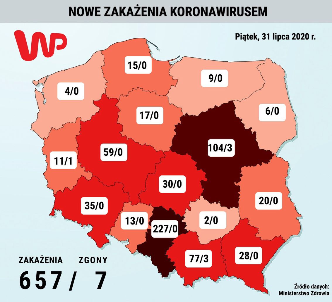 Koronawirus w Polsce. Najnowsze dane