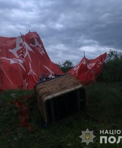 Ukraina. Balon runął na ziemię w Kamieńcu Podolskim