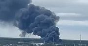 Słup czarnego dymu pod Moskwą. Duży pożar