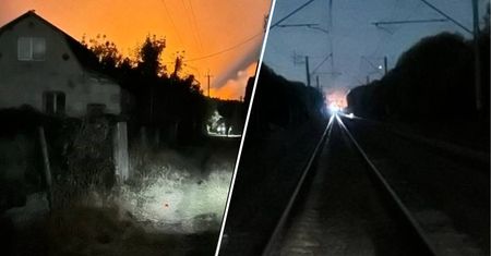 "Nadzwyczajne zdarzenie" w obwodzie kijowskim. W pobliżu pociąg do Przemyśla