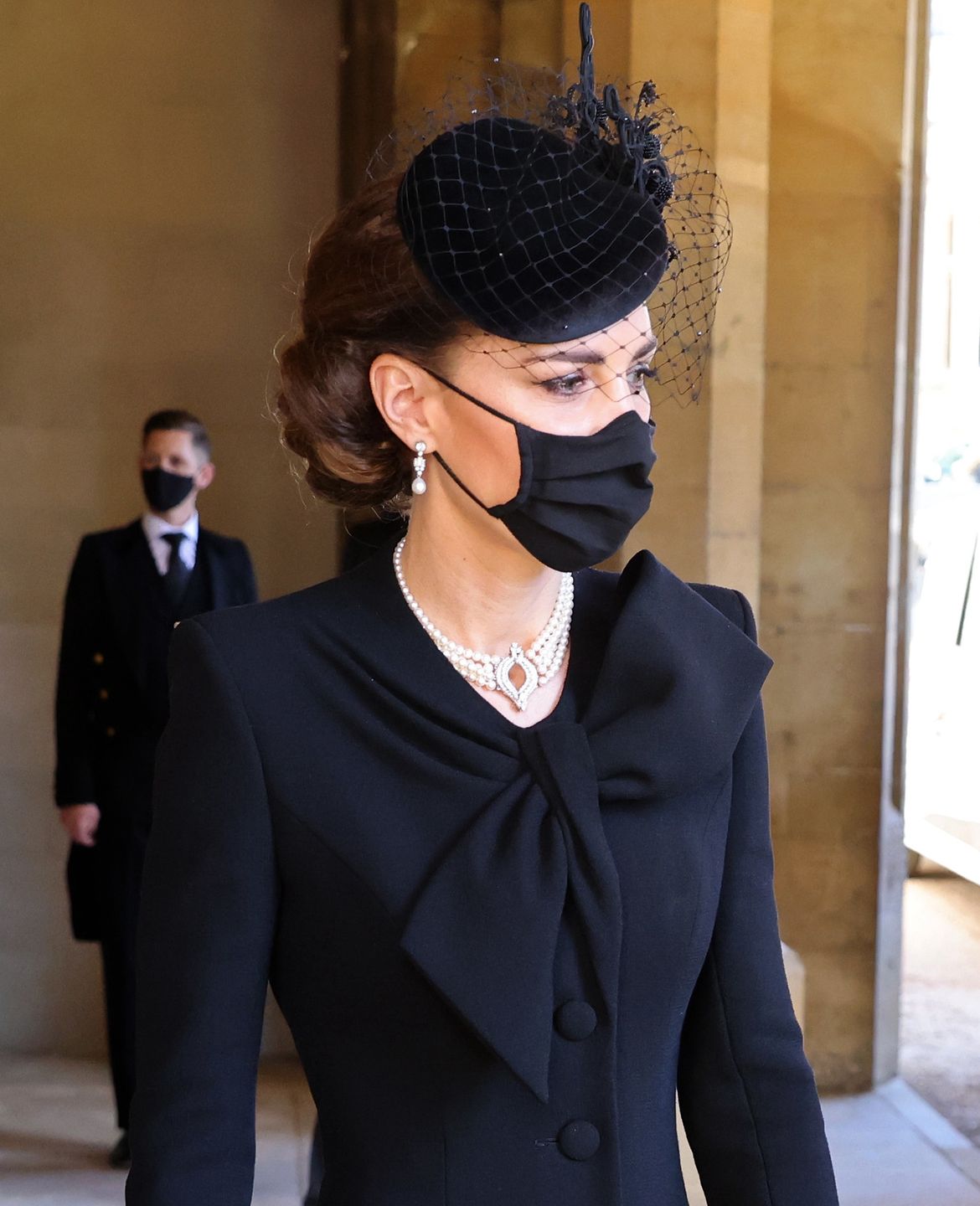 Księżna Kate Middleton na pogrzebie księcia Filipa