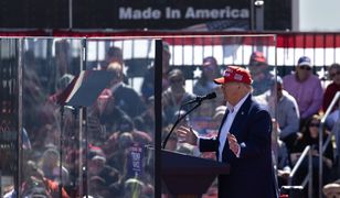 "Republika bananowa". Trump przestrzega przed Harris