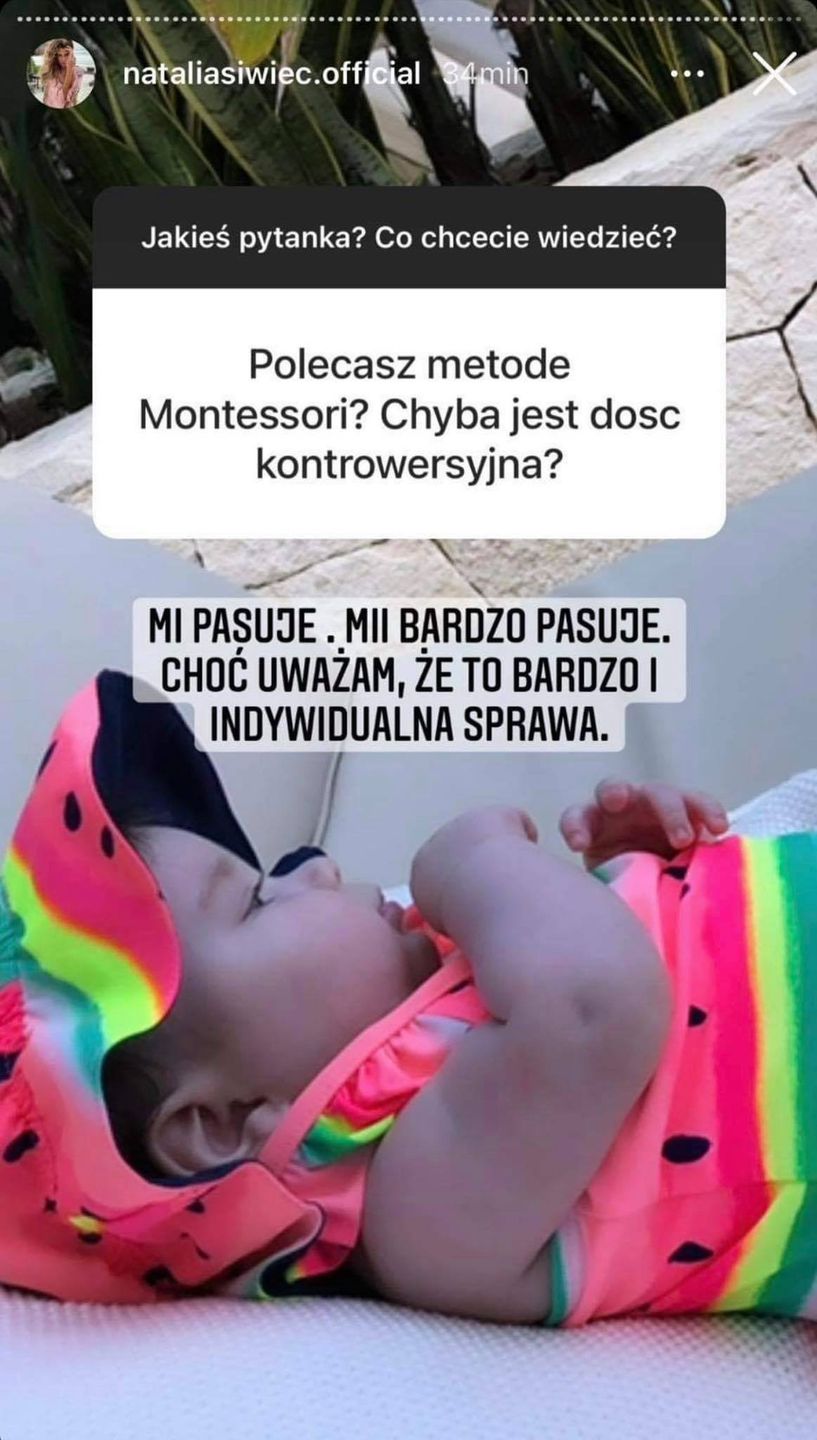 Natalia Siwiec o edukacji córki