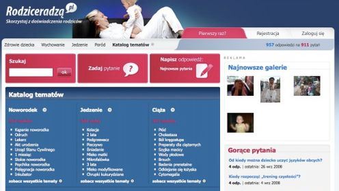 RodziceRadza.pl - serwis społecznościowy dla rodziców 1