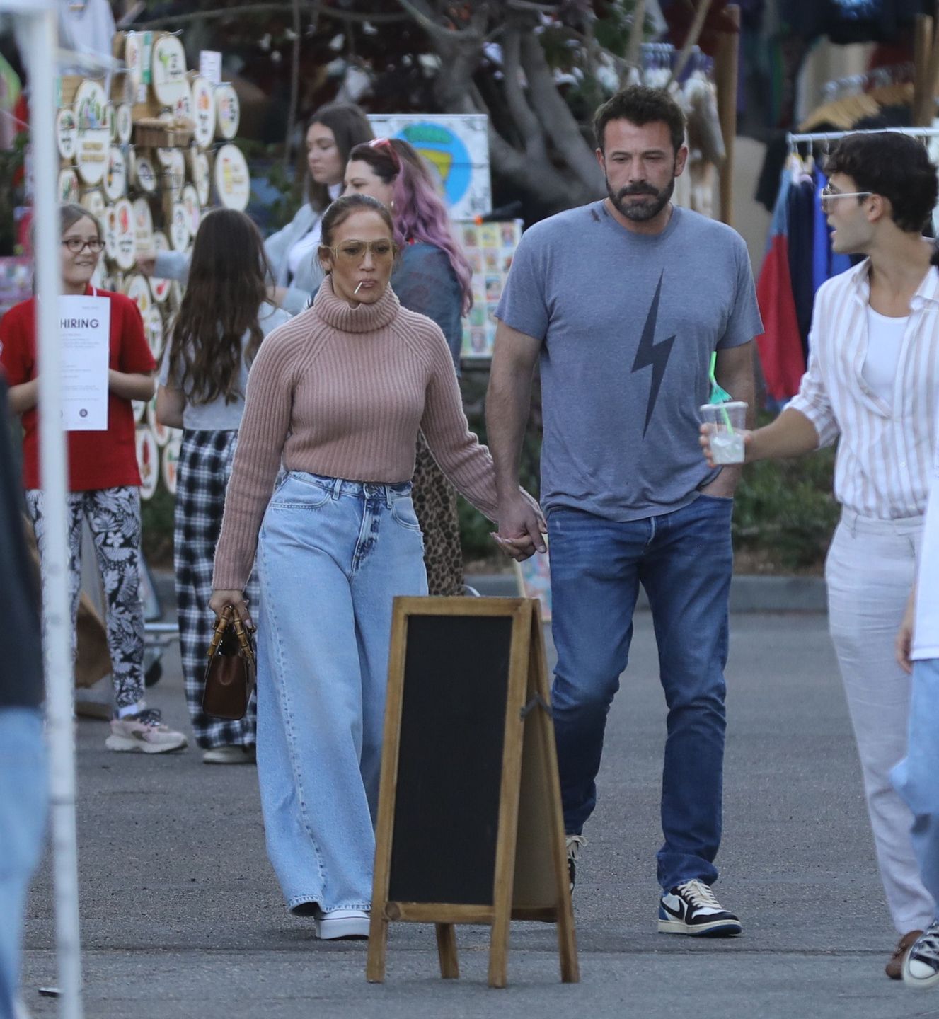 Jennifer Lopez i Ben Affleck na pchlim targu