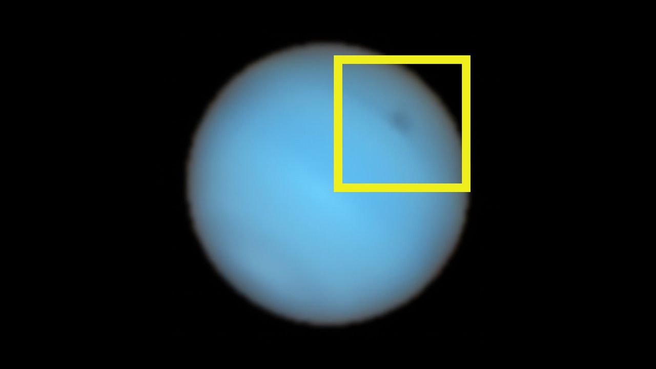 Dziwna plama na Neptunie. Naziemny teleskop pomógł ją dostrzec