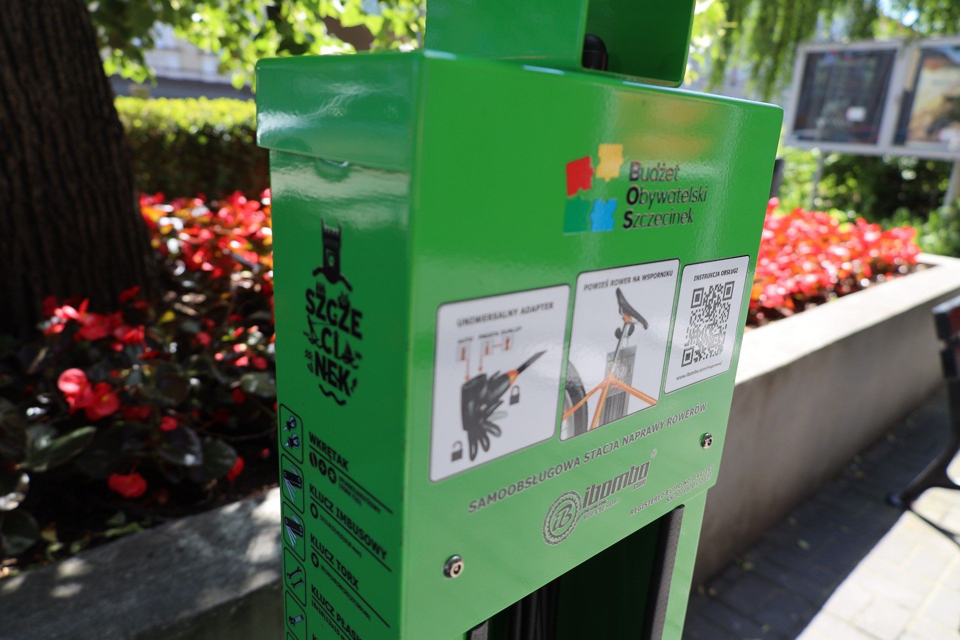 Mobilna stacja naprawy rowerów w Szczecinku