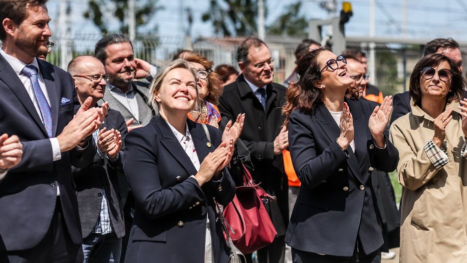 Wiecha na budowie nowej hali wystawienniczej w Amberexpo 