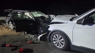 Koszmarny karambol na obwodnicy Stalowej Woli. Trzy auta rozbite, sześć osób w szpitalu