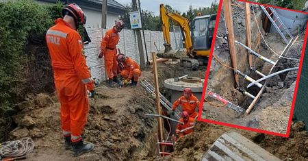 Tragedia podczas robót ziemnych. Nie żyje mężczyzna
