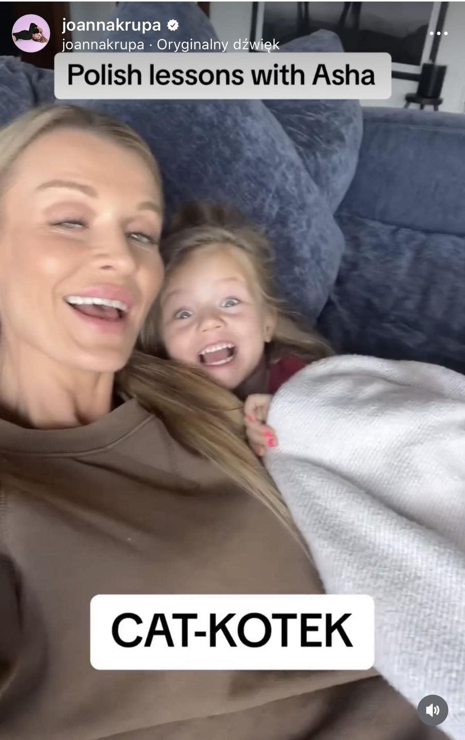 Joanna Krupa naucza 4-letnią córkę polskiego