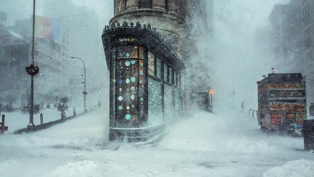 Zamarznięty Nowy Jork wygląda jak impresjonistycznym obrazie 1