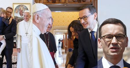 Premier Morawiecki zabrał rodzinę na audiencję u papieża (ZDJĘCIA)