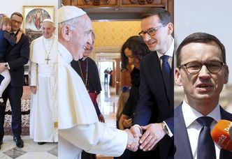 Premier Morawiecki zabrał rodzinę na audiencję u papieża (ZDJĘCIA)