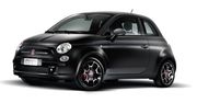Czarny Fiat 500 Blackjack | Edycja Specjalna
