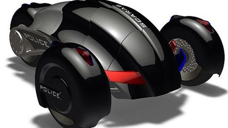 Scarab - autonomiczny i elektryczny pojazd do policyjnych pościgów 1