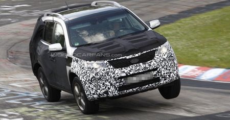 Nowa Kia Sorento przyłapana w Zielonym Piekle