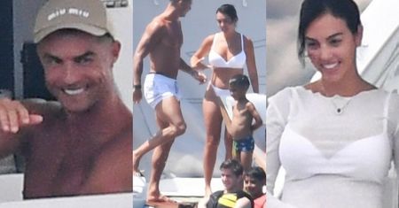 Georgina Rodriguez i Cristiano Ronaldo ładują baterie na luksusowym jachcie. Rodzinny wypoczynek im służy? (ZDJĘCIA)
