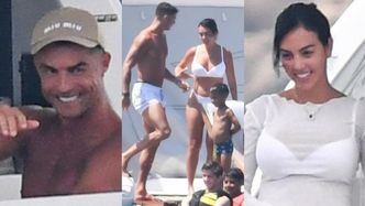 Georgina Rodriguez i Cristiano Ronaldo ładują baterie na luksusowym jachcie. Rodzinny wypoczynek im służy? (ZDJĘCIA)