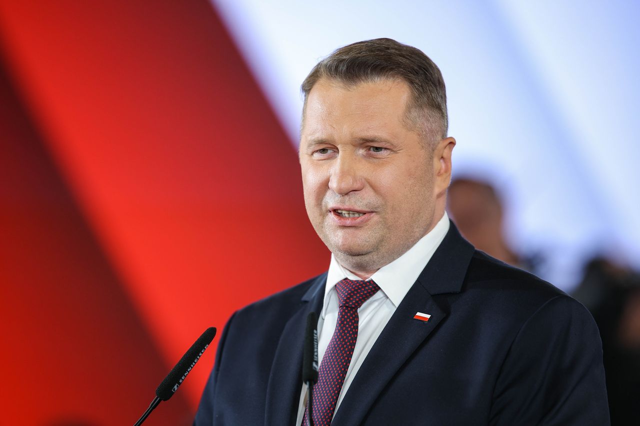 "Lewactwo", "będzie pan siedział". Pierwsze wystąpienie kandydata PiS