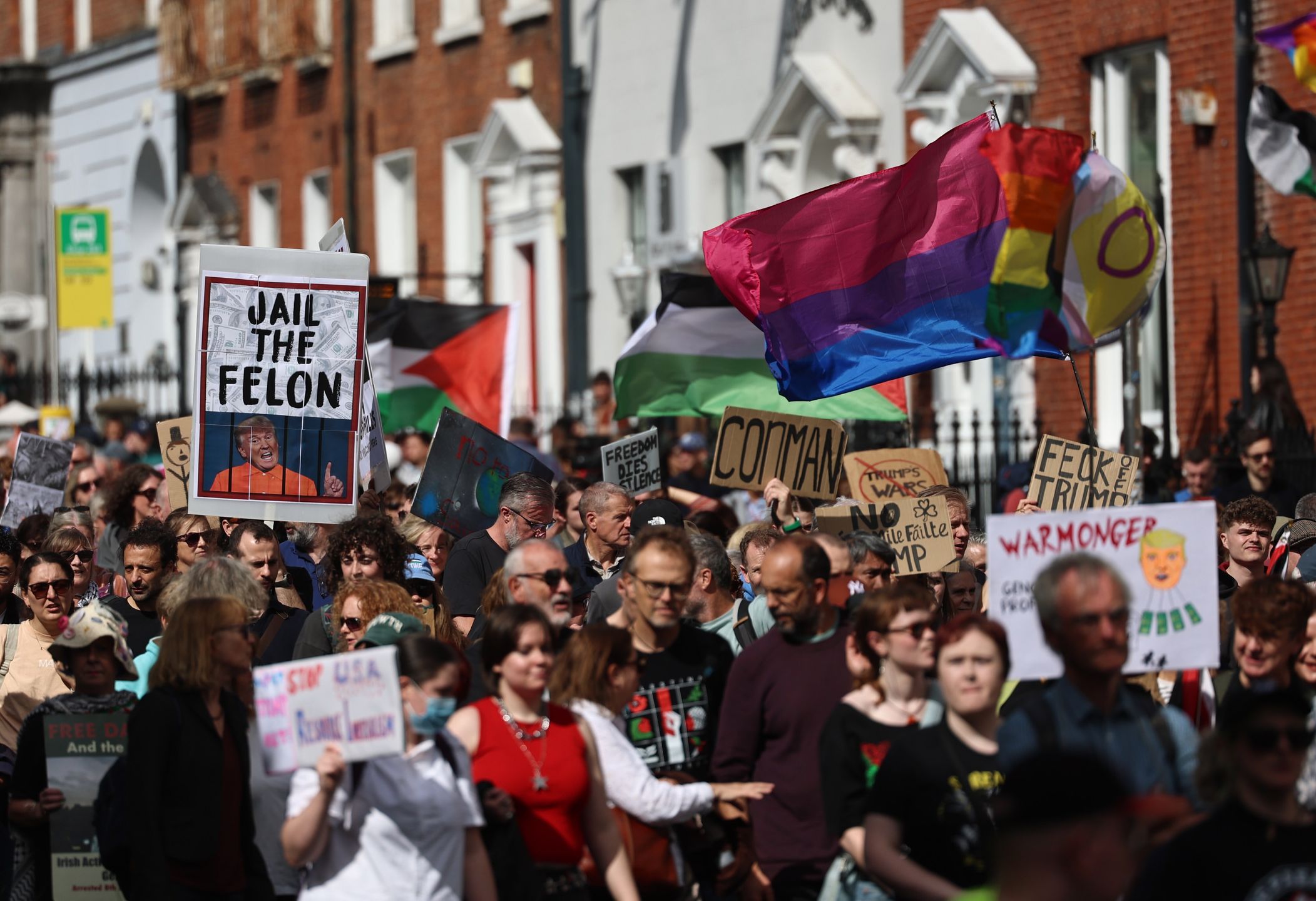 Demonstracja w Dublinie