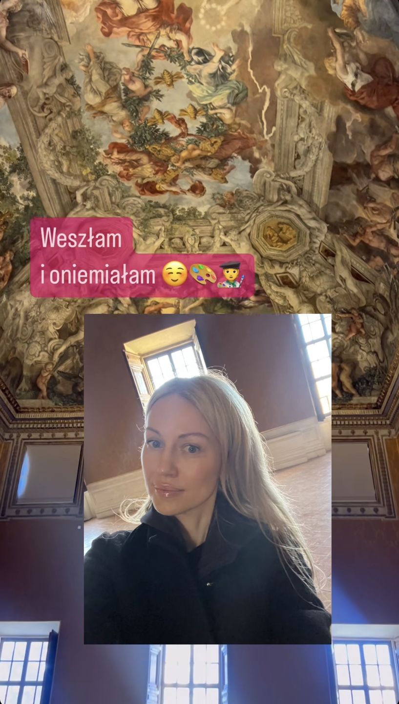 Magdalena Ogórek relacjonuje zwiedzanie Rzymu 