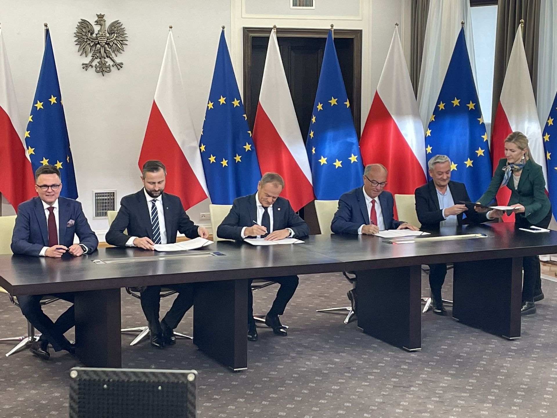 Podpisanie umowy koalicyjnej