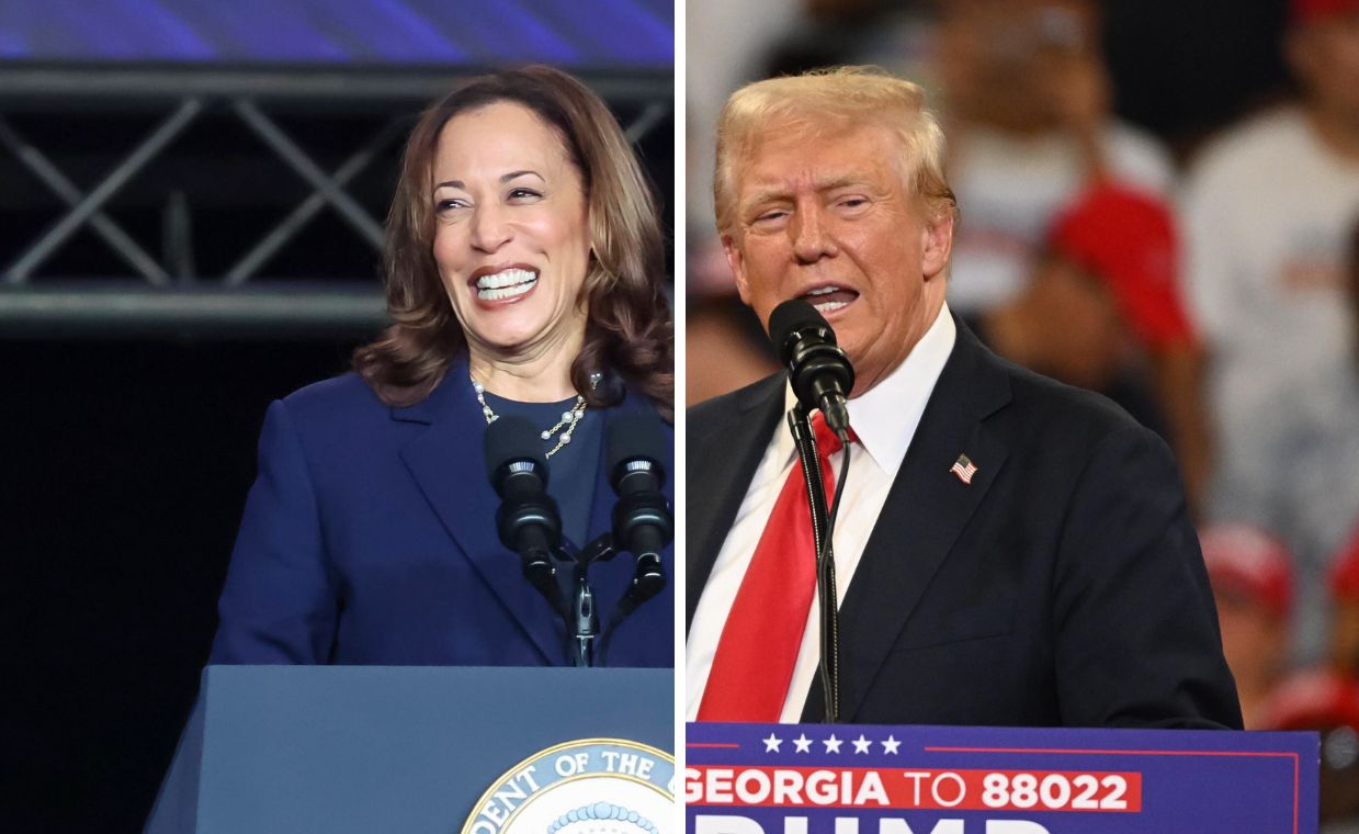 Kamala Harris and Donald Trump