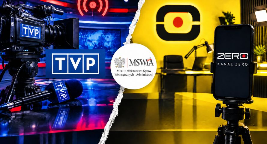 MSWiA płaci TVP 5 mln zł, Kanał Zero pokaże to za darmo. Inaczej było za czasów PiS