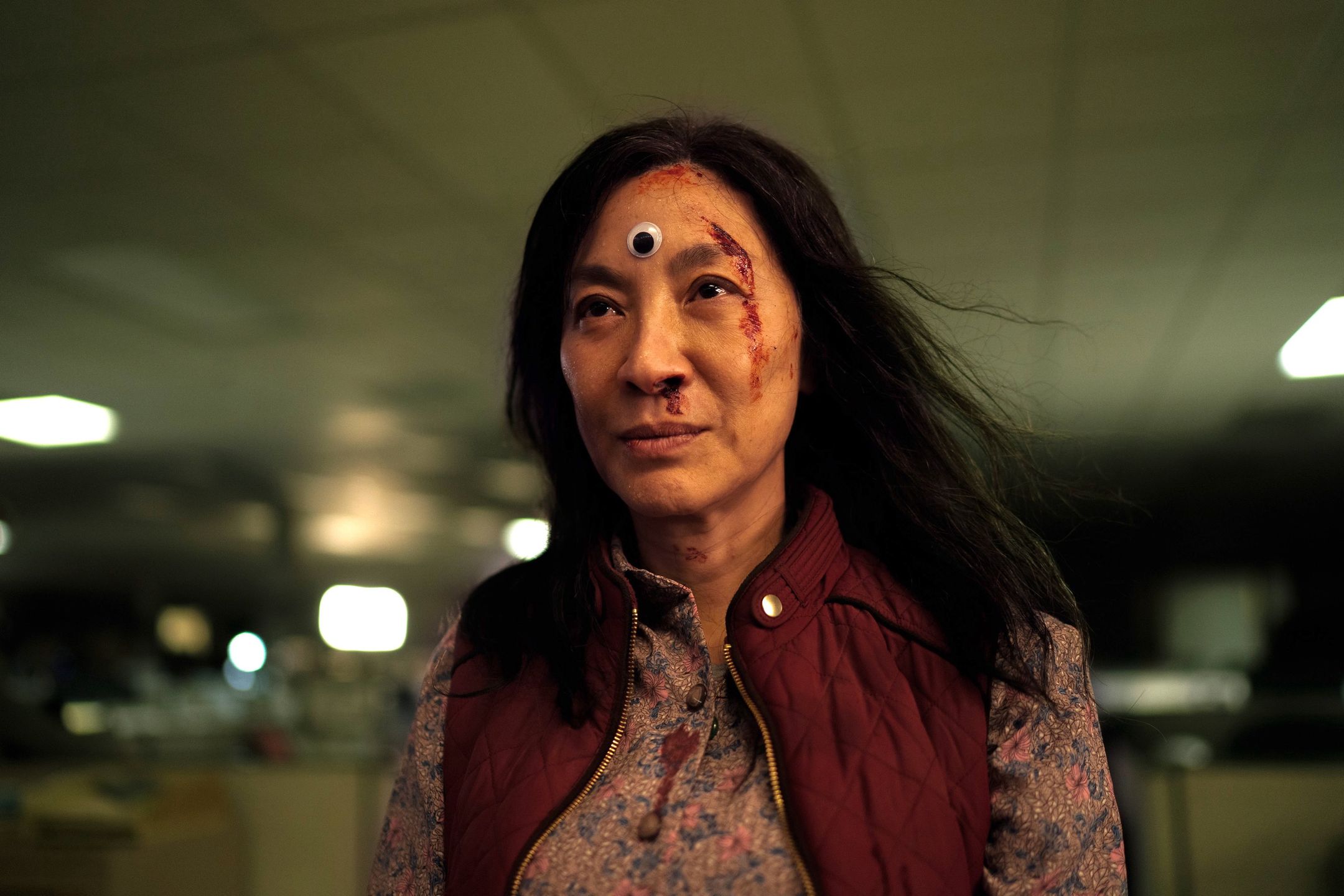 EVERYTHING EVERYWHERE ALL AT ONCE, Michelle Yeoh, 2022.  ph: Allyson Riggs /© A24 / Courtesy Everett Collection
2MMY22, Dsap, Ste-DOM, PvTRLY, Movies, 2022 Movies, 2020s Movies, UnkDIS, Portrait, 2020s portraits, Yeoh, michelle