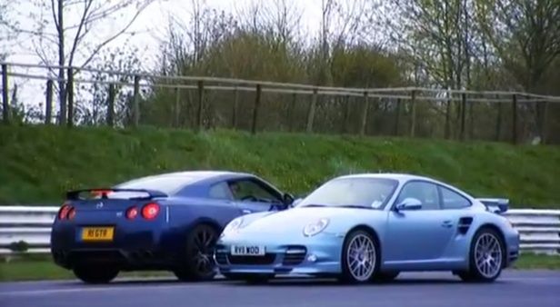 Japońska Godzilla kontra niemiecki klasyk - GT-R i 911 w porównaniu Fifth Gear [wideo]