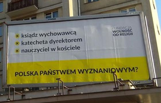 „Polska państwem wyznaniowym?” w akcji Fundacji Wolność od Religii
