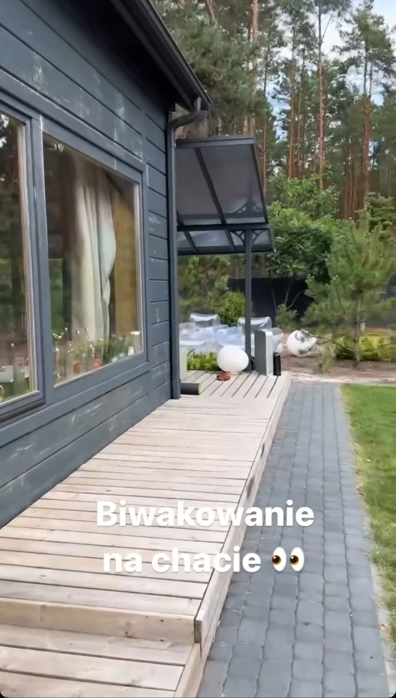 Maragaret pochwaliła sie leśną działką