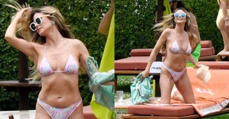 51-letnia Heidi Klum wygrzewa się w bikini u boku młodszego o 17 lat męża (ZDJĘCIA)