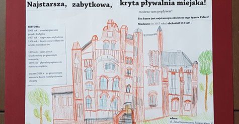 Siemianowice Śląskie. Uczeń Zespołu Szkół Sportowych postanowił wesprzeć WOŚP i przypomnieć o chlubnej tradycji miejskiej pływalni.