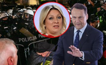 Moskwa reaguje na sceny przed TK. Zacharowa uderza w Sikorskiego